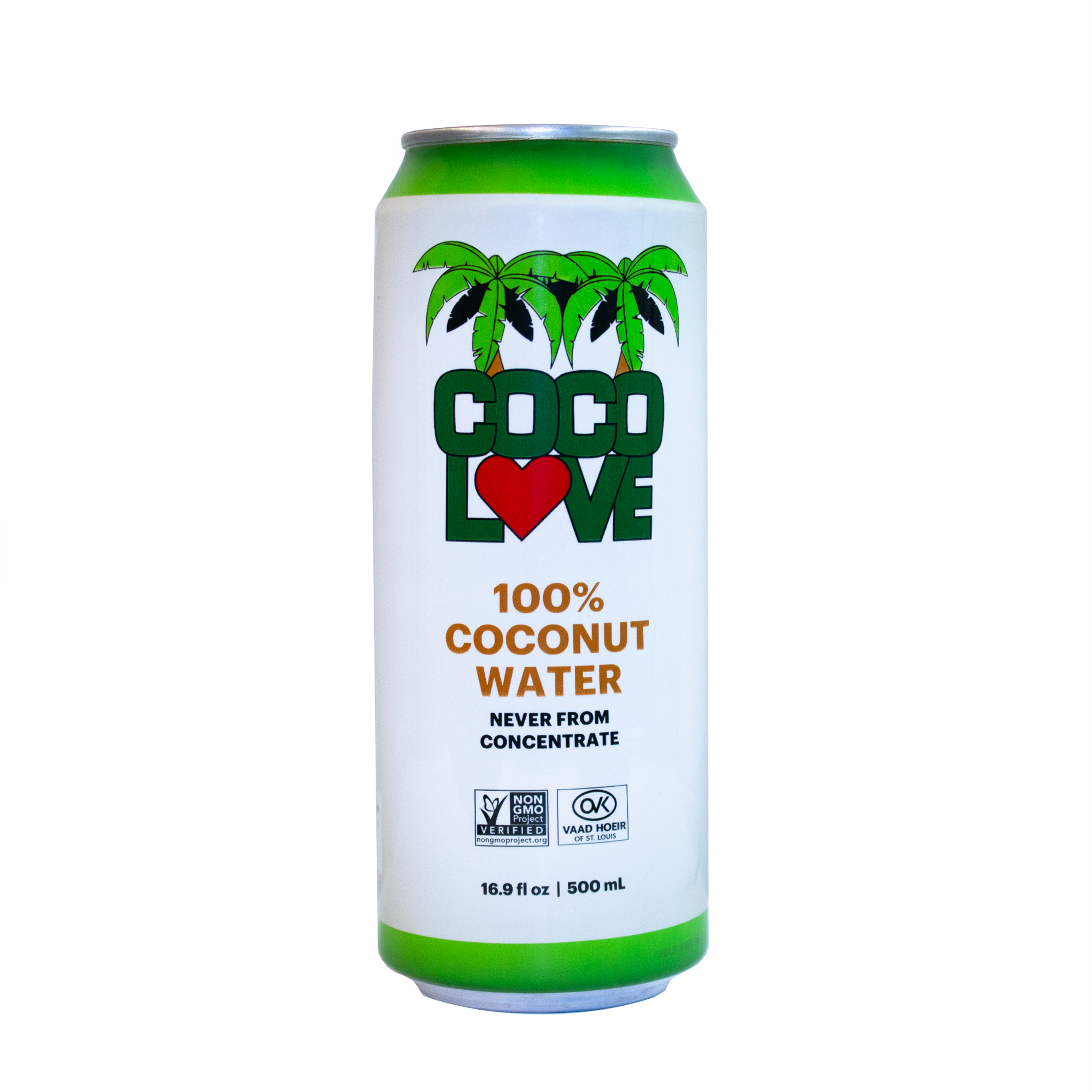 Coco Love 16.9 oz coconut water can
