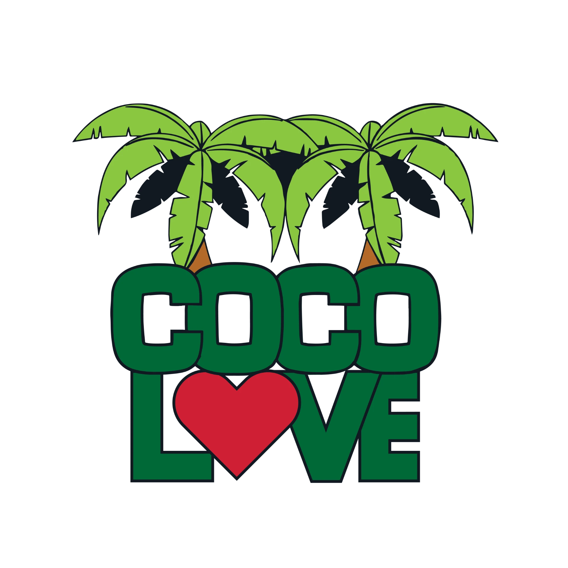 Coco Love primary stacked logo